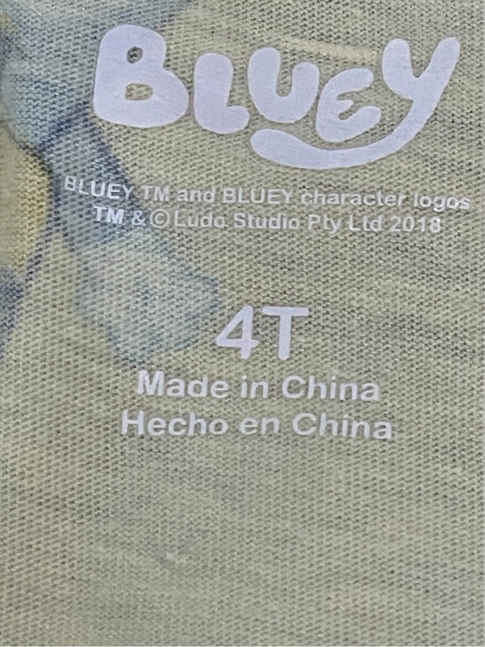 Bluey Yellow Casual Toddler Girl Dress - Picture 6 of 9